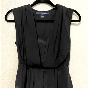 French Connection Black Silk Blouse, size 0